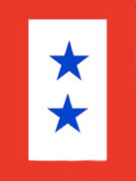 Digital Image, Service Flag (Edited), 27 Aug 2012, Blue Star Mother's of America