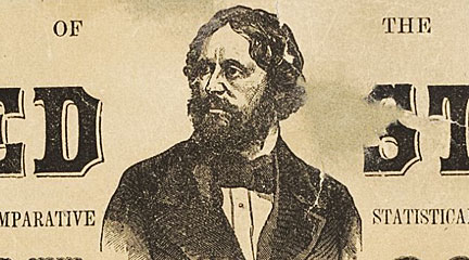John Fremont, detail of his Political Chart of the United States