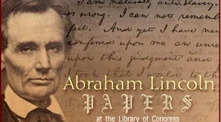 Image, Abraham Lincoln Papers: Home Page Graphic Captions, Library of Congress.
