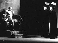 Photo, New York production of "Macbeth," 1936