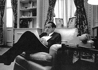 Photo, President Nixon in the White House