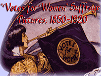 Logo, "Votes for Women" Suffrage Pictures, 1850-1920