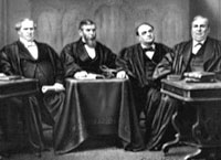 Supreme Court 1890. Photo by Napoleon Sarony. Courtesy Library of Congress.