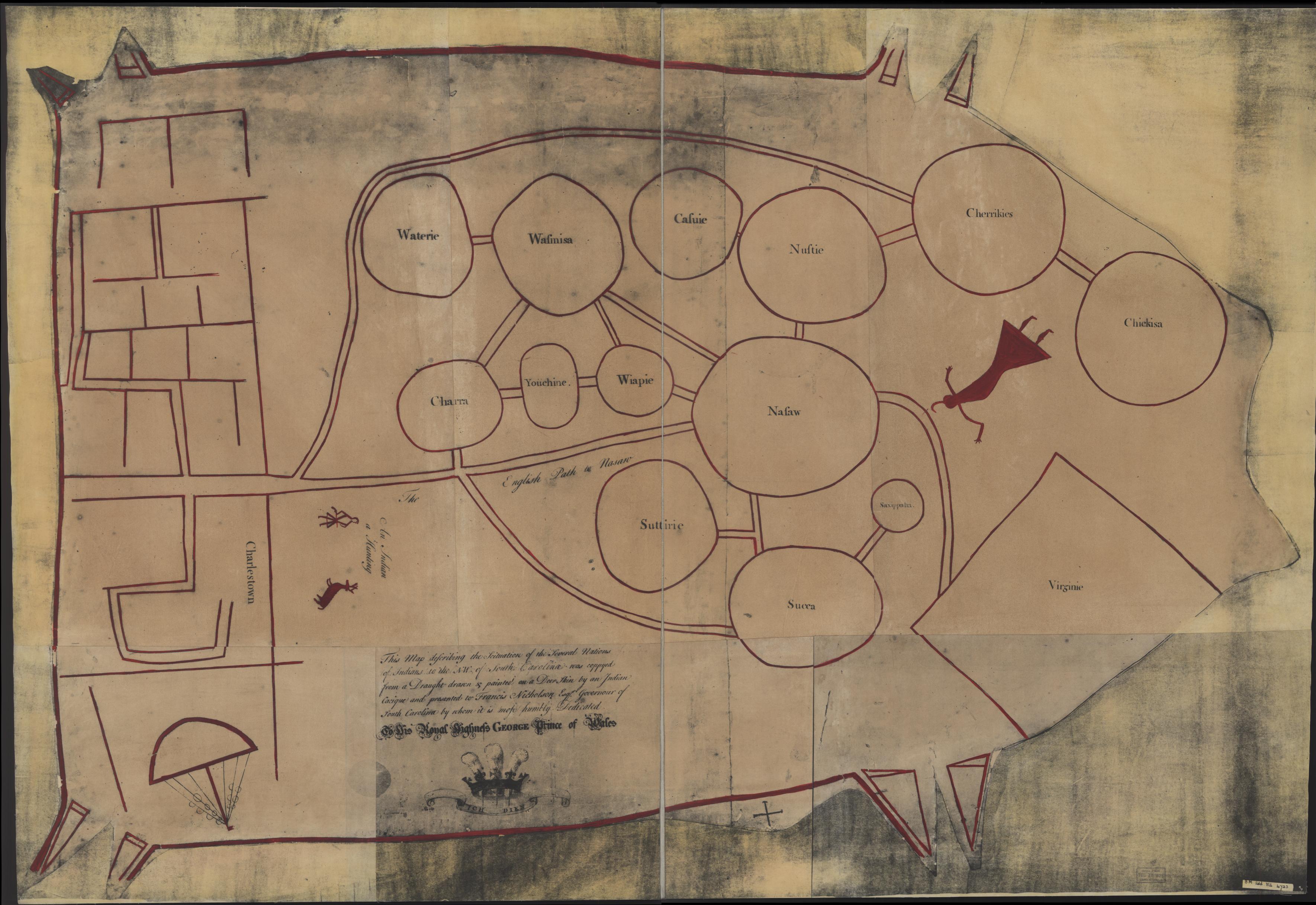 Catawba Map (1721)