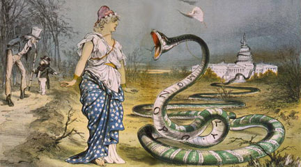 American Personalities: Uncle Sam and Lady Liberty