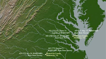 Geography of Slavery in America