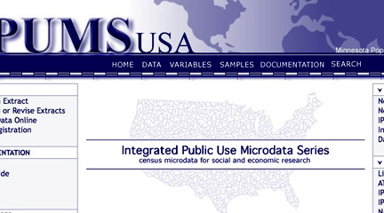 Integrated Public Use Microdata Series