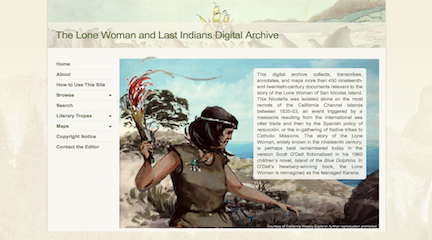 The Lone Woman and Last Indians Digital Archive