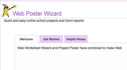 Web Poster Wizard