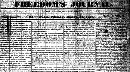 Wisconsin Historical Society: Freedom's Journal