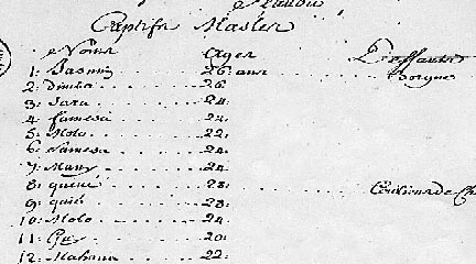 Afro-Louisiana History and Genealogy, 1718-1820