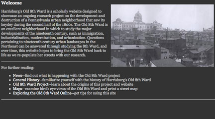 Harrisburg's Old 8th Ward
