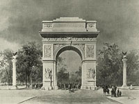 Washington Memorial Arch, Stanford White, 1890, New York Public Library Washington Memorial Arch, Stanford White, 1890, New York Public Library