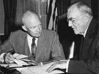 Eisenhower and JF Dulles 1956 Eisenhower and JF Dulles 1956