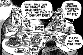 tea party cartoon tea party cartoon