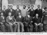 Print, Group of students--Atlanta Baptist Seminary: rising young men of education and intellect, 1900, I. Garland Penn, NYPL Digital Gallery Print, Group of students--Atlanta Baptist Seminary: rising young men of educatio