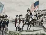 Hand-colored lithograph, Surrender of Cornwallis: at York-Town Va, Oct. 1781, N. Currier, LOC Hand-colored lithograph, Surrender of Cornwallis: at York-Town Va, Oct. 1781, N.