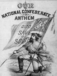 Lithograph, Our national Confederate anthem, LOC, 1862 Litho., E. Crehen, Our national Confederate anthem, Library of Congress, 1862