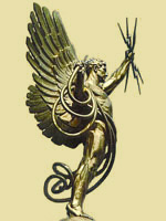 Genius of Electricity, statue by Evelyn Beatrice Longman Genius of Electricity, statue by Evelyn Beatrice Longman