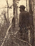 Photo, Battle-field of Chancellorsville Trees shattered by artillery fire on south side of Plank Road near where Gen. Stonewall Jackson was shot, 1865, Library of Congress Photo, Battle-field of Chancellorsville Trees..., 1865, Library of Congress