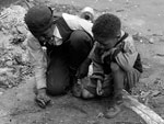 Photo, Children playing on the street, Black Belt, Chicago, Illinois, Edwin Rosskam, 1941, Library of Congress Photo, Children playing on the street..., Edwin Rosskam, 1941, LoC