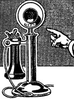 who's responsible? candlestick telephone cartoon
