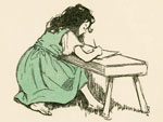 Print, Heidi writing, 1922, New York Public Library Digital Gallery Print, Heidi writing, 1922, New York Public Library Digital Gallery