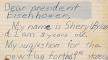 Letter from Sheryl Byland to President Dwight D. Eisenhower Regarding American Flag Design Suggestion, 10/1958, National Archives and Records Administration Letter, . . . Flag Design Suggestion, 10/1958, Sheryl Byland, NARA