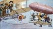 Photomechanical print, For the Sunny South. An Airship with a "Jim Crow" Trailer, 1913, Library of Congress Print, For the Sunny South. An Airship. . . , 1913, Library of Congress