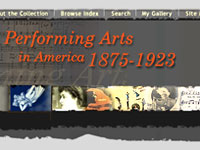 Image for Performing Arts in America, 1875-1923 Image for Performing Arts in America, 1875-1923