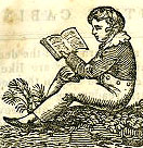 Image, illustration from masthead of "Youth's Cabinet," 1841, Nineteenth-century American Children and What They Read Image, "Youth's Cabinet," 1841, Nineteenth-century American Children. . .