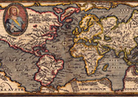 Image, "Typus Orbis Terrarum" Matthais Quad,1596 Image, "Typus Orbis Terrarum" Matthais Quad,1596