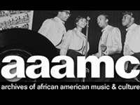 Logo, Archives of African American Music and Culture Logo, Archives of African American Music and Culture