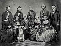 Photo, Picture of the Beecher family, Matthew Brady, c. 1850 Photo, Picture of the Beecher family, Matthew Brady, c. 1850