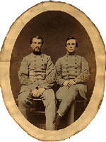 Photo, Donaldson and Rand, Confederate Soldiers, both of the 22nd Virginia Regiment of the Confederate States Army, January 1862 Photo, Donaldson and Rand, Confederate Soldiers, January 1862