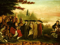 Painting, "Penn's Treaty with the Indians," Edward Hicks, c.1840-1844 Painting, "Penn's Treaty with the Indians," Edward Hicks, c.1840-1844