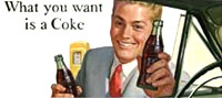 Image, Coca-Cola advertisement, 1952, Fifty Years of Coca-Cola Advertisements Image, Coca-Cola advertisement, 1952, Fifty Years of Coca-Cola Advertisements