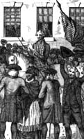 Image, "The Manner in Which the American Colonies Declared Themselves Independent of the King of England," William Hamilton, 1783, Documents from the Continental Congress Image, "The. . . Colonies Declared. . . ," William Hamilton, 1783, LoC