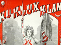 Cover, "The terrible mysteries of the Ku-Klux-Klan," Edward H. Dixon Cover, "The terrible mysteries of the Ku-Klux-Klan," Edward H. Dixon