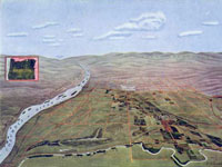 Map, "Hermiston Oregon," Umatilla Project Development League, 1910 Map, "Hermiston Oregon," Umatilla Project Development League, 1910