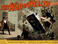 Lithograph, "The War of Wealth," Strobridge & Co. Lith., c. 1896 Lithograph, "The War of Wealth," Strobridge & Co. Lith., c. 1896