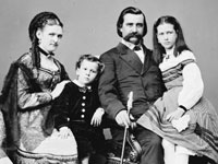 Glass negative, Hon. John A. Logan and Family, Between 1860 and 1875, Library of Congress Glass negative, Hon. John A. Logan and Family...