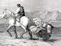 Image, Indians Traveling, Brevet Brigadier General Seth Eastman, 1847, Indian Affairs: Laws and Treaties. Image, Indians Traveling, Seth Eastman, 1847, Indian Affairs.