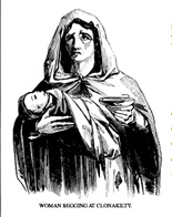 Sketch, Woman Begging at Clonakilty, The Illustrated London News Sketch, Woman Begging at Clonakilty, The Illustrated London News