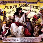 Image, Announcement for a Purim Ball supporting the Hebrew Benevolent and Orphan Asylum, New York, 1881, Jews in America Image, Announcement for a Purim Ball..., New York, 1881, Jews in America