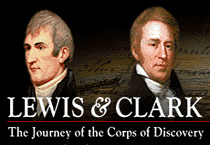 Logo, Lewis and Clark, The Journey of the Corps of Discovery Logo, Lewis and Clark, The Journey of the Corps of Discovery