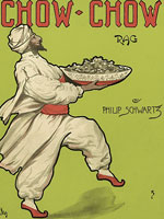 Sheet music cover, Chow Chow Rag, Andre C. De Takacs, 1909 Sheet music cover, Chow Chow Rag, Andre C. De Takacs, 1909