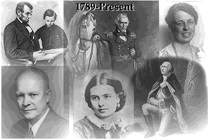 Logo, Portraits of Presidents and First Ladies Logo, Portraits of Presidents and First Ladies