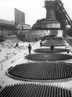 Photo, "Stove Foundations #7-8," May 23, 1908 Photo, "Stove Foundations #7-8," May 23, 1908
