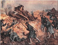 Painting, Second Battle of the Marne, World War I: Trenches on the Web Painting, Second Battle of the Marne, World War I: Trenches on the Web